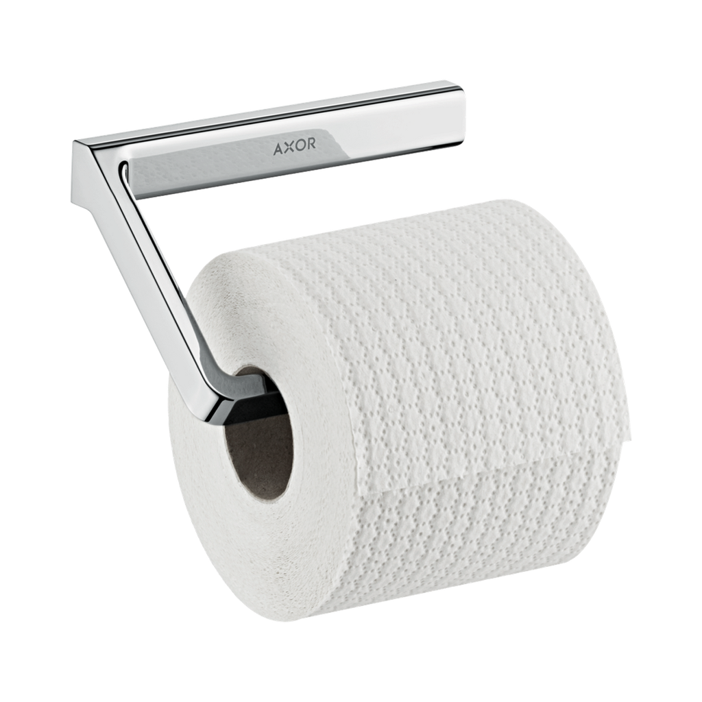 Hansgrohe 42846000 Axor Universal Softsquare Toilet Paper Holder Without Cover Chrome