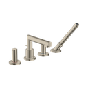 Hansgrohe 45448821 Axor Uno 4-Hole Roman Tub Set Trim Brushed Nickel