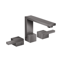 Hansgrohe 46051331 Axor Edge Widespread Faucet 130 Diamond Cut Polished Black Chrome