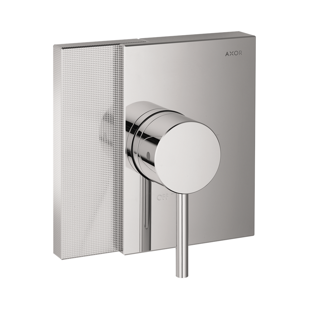 Hansgrohe 46461001 Axor Edge Pressure Balance Trim Diamond Cut Chrome