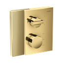 Hansgrohe 46761991 Axor Edge Thermostatic Trim With Volume Control Polished Gold Optic