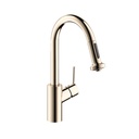 Hansgrohe 04286830 Talis S Prep Kitchen Pull-Down 1.75 GPM Faucet Polished Nickel