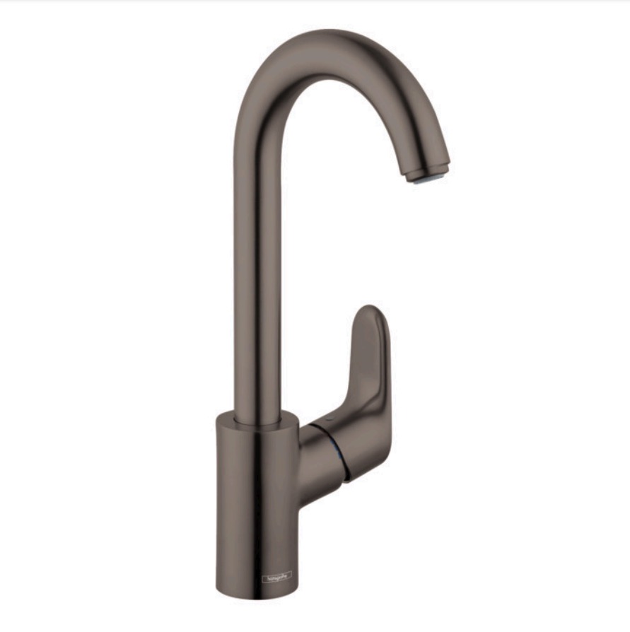 Hansgrohe 04507341 Focus Bar Faucet 1.5 GPM Brushed Black Chrome
