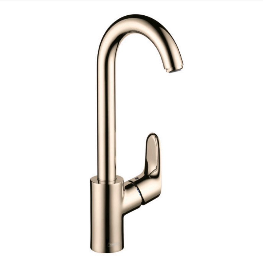Hansgrohe 04507831 Focus Bar Faucet 1.5 GPM Polished Nickel