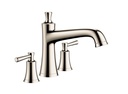 Hansgrohe 04776830 Joleena 3-Hole Roman Tub Set Trim Polished Nickel