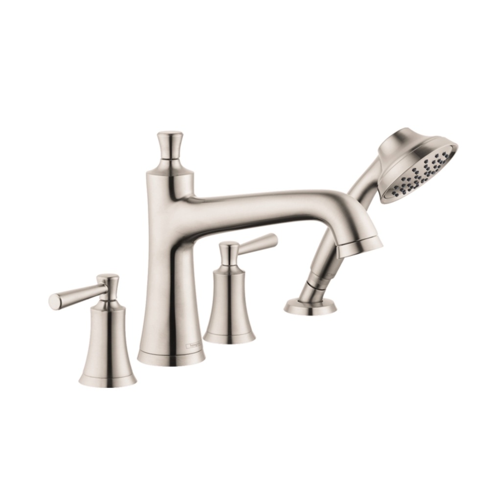 Hansgrohe 04777820 Joleena 4-Hole Roman Tub Set Trim Brushed Nickel