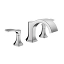 Hansgrohe 04816000 Locarno 3-Hole Roman Tub Set Trim Chrome