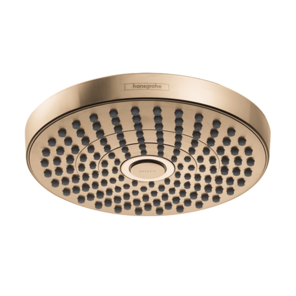 Hansgrohe 04825140 Croma Select S Showerhead 180 Brushed Bronze