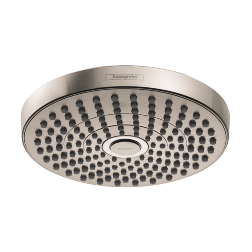 Hansgrohe 04825820 Croma Select S Showerhead 180 Brushed Nickel
