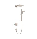 Hansgrohe 04914820 Raindance E Thermostatic Showerhead Wallbar Set Brushed Nickel
