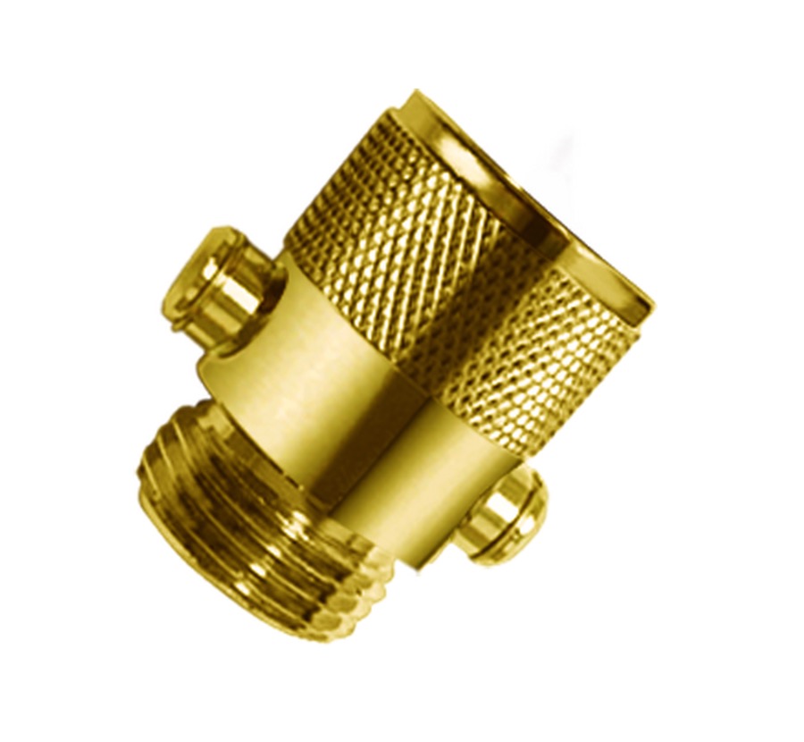 Hansgrohe 04978990 Trickle Adaptor Polished Gold Optic