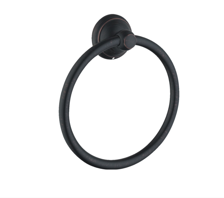 Hansgrohe 06095920 C Accessories Towel Ring Rubbed Bronze