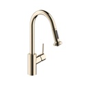 Hansgrohe 14877831 Talis S2 HighArc 2-Spray Pull-Down Kitchen Faucet Polished Nickel