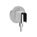 Hansgrohe 26888001 FixFit S Wall Outlet with Handshower Holder Chrome