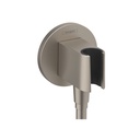Hansgrohe 26888821 FixFit S Wall Outlet with Handshower Holder Brushed Nickel