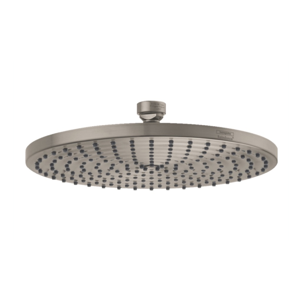 Hansgrohe 26927821 Raindance S Showerhead 240 1-Jet Brushed Nickel