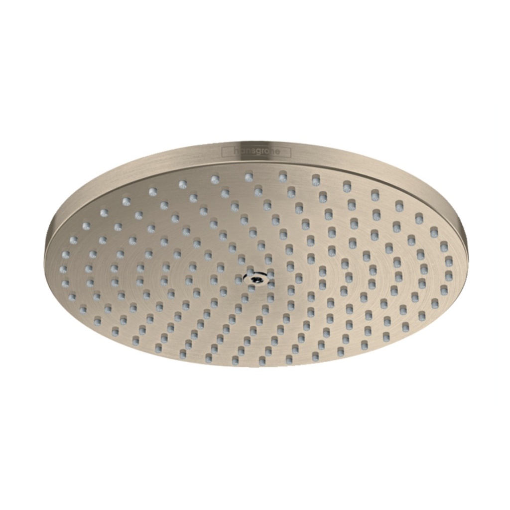 Hansgrohe 27624821 Showerhead 240 1-Jet PowderRain 2.5 GPM Brushed Nickel