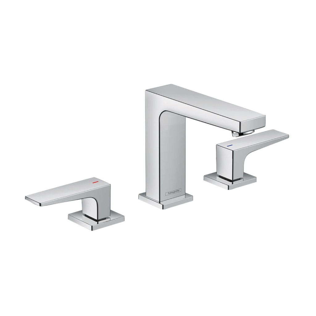 Hansgrohe 32528001 Metropol Widespread Faucet 110 with Lever Handles Chrome