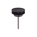 Hansgrohe 50001341 Non-closing without overflow Sink Drain  1 1/4 Inch Brushed Black Chrome
