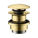 Hansgrohe 50100251 Axor Push-Open Sink Drain Brushed Gold Optic