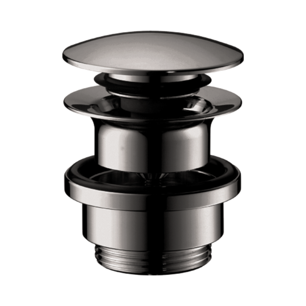Hansgrohe 50100331 Axor Push-Open Sink Drain Polished Black Chrome