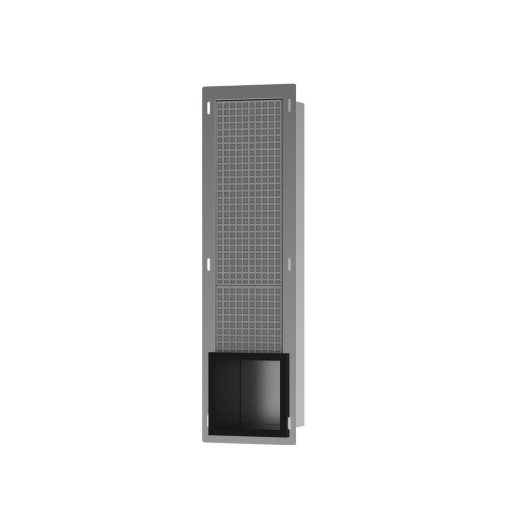Hansgrohe 56058670 Recessed Toilet Paper Holder With Storage Matte Black