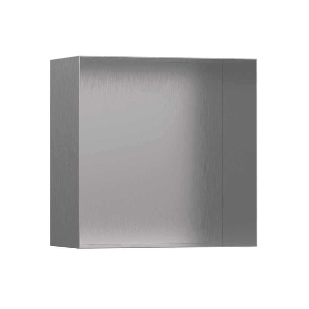 Hansgrohe 56079800 Wall Niche Frameless 12"X 12"X 5.5" Brushed Stainless Steel