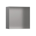 Hansgrohe 56079800 Wall Niche Frameless 12"X 12"X 5.5" Brushed Stainless Steel