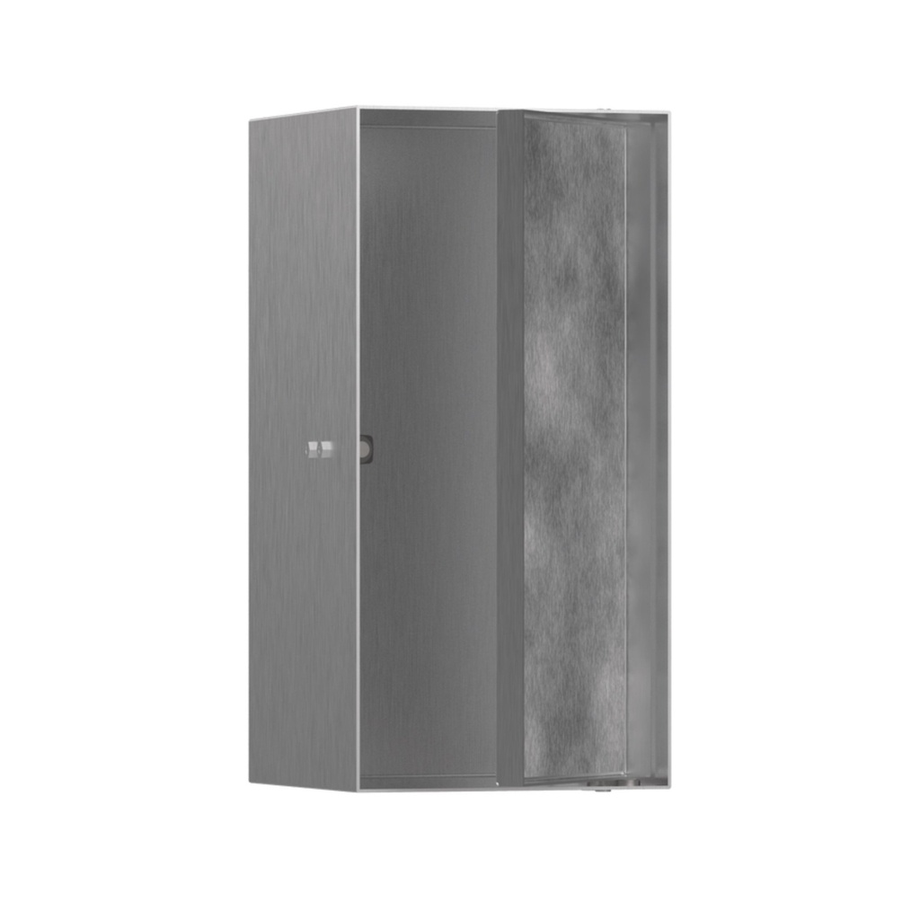 Hansgrohe 56088800 Wall Niche With Tileable Door 12"X 6"X 5.5" Brushed Stainless Steel