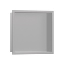 Hansgrohe 56093380 Wall Niche With Frame 12"X 12"X 5.5" Concrete Grey