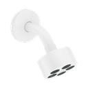 Hansgrohe 48498701 Axor One Showerhead 75 1-Jet Matte White