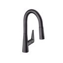 Hansgrohe 72815341 Talis S Prep Kitchen Faucet 2-Spray Pull-Down Brushed Black Chrome