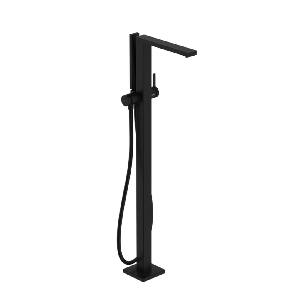 Hansgrohe 73445671 Tecturis E Freestanding Tub Filler With 1.75 Gpm Handshower Matte Black