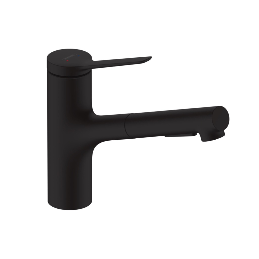 Hansgrohe 74810671 Zesis Kitchen Faucet 2-Spray Pull-Out Matte Black