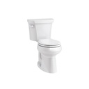 Kohler 5481-0 Highline Comfort Height Two-Piece Round-Front 1.28 GPF Toilet With Left-Hand Trip Lever
