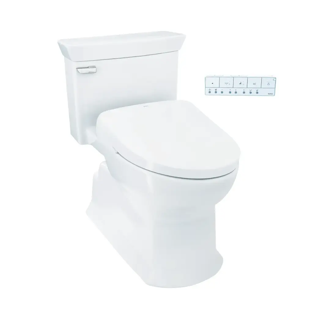 TOTO MW9644726CEFGA#01 Soiree Washlet+ S7 One Piece Toilet Cotton