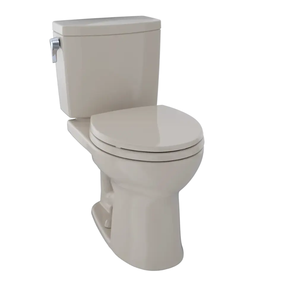 TOTO CST453CUFG#03 Drake II Two Piece Round Toilet Bone