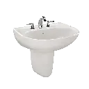TOTO LHT241G#11 Supreme Wall Mount Lavatory Colonial White
