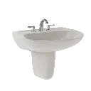 TOTO LHT242.4G#11 Prominence 4" Center Wall Mount Lavatory Colonial White