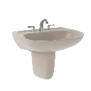 TOTO LHT242.8G#03 Prominence 8" Center Wall Mount Lavatory Bone