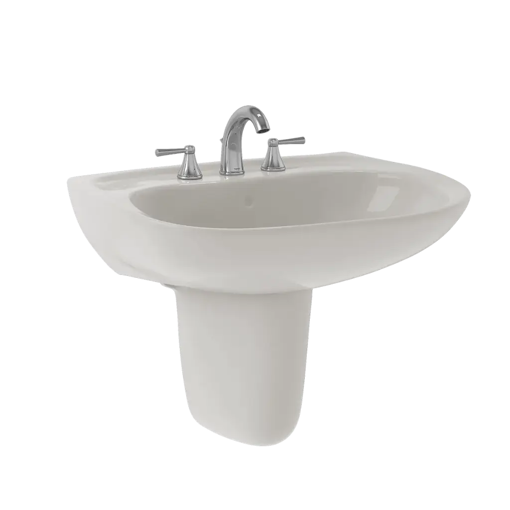 TOTO LHT242.8G#11 Prominence 8" Center Wall Mount Lavatory Colonial White