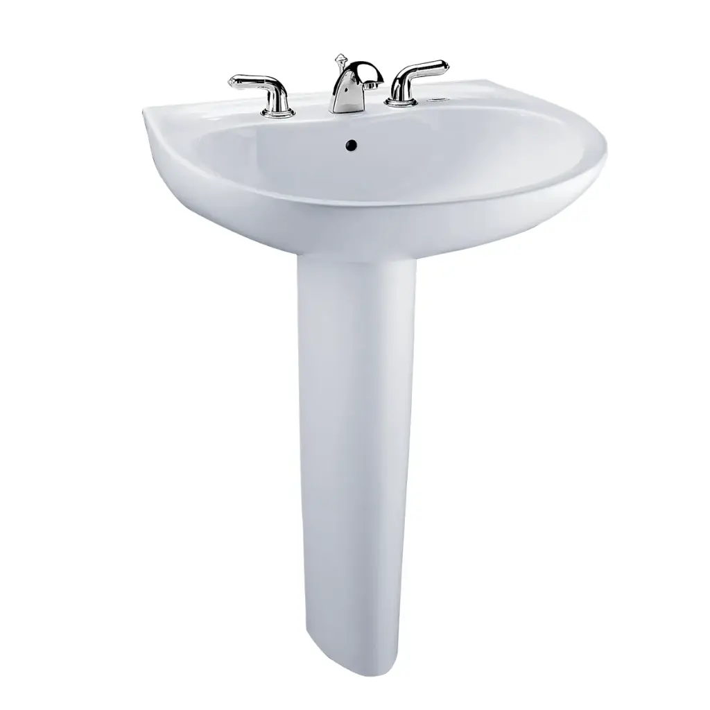 TOTO LPT242.4G#01 Prominence 4" Center Pedestal Lavatory Cotton