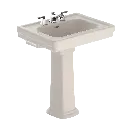 TOTO LPT530.8N#12 Promenade 8" Center Pedestal Lavatory Sedona Beige