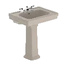 TOTO LPT530N#03 Promenade Single Hole Pedestal Lavatory Bone