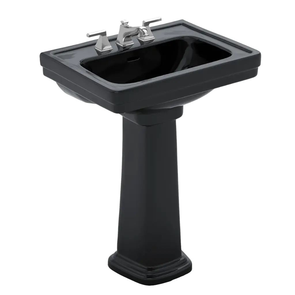TOTO LPT532.4N#51 Promenade 4" Center Pedestal Lavatory Ebony