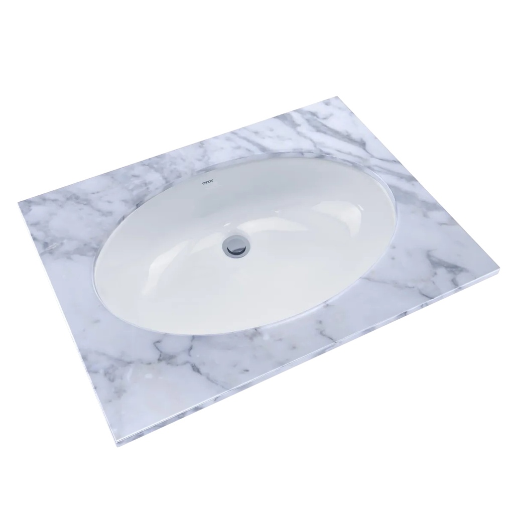 TOTO LT1506G#01 Oval Undercounter Lavatory Cotton