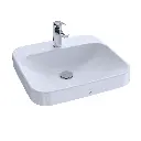 TOTO LT415.8G#01 Arvina 19-11/16" Rectangle Vessel Lavatory Cotton