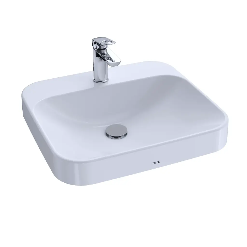 TOTO LT415G#01 Arvina 19-11/16" Rectangle Vessel Lavatory Cotton