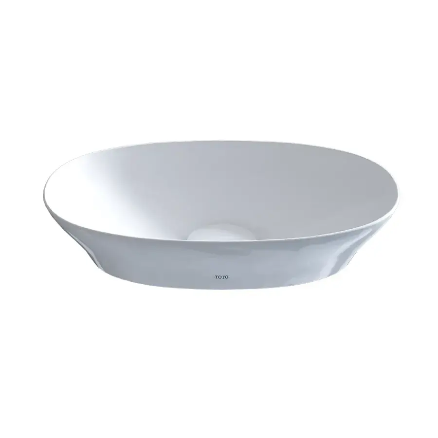 TOTO LT473G#01 Kiwami 15-3/4" Oval Vessel Lavatory Cotton