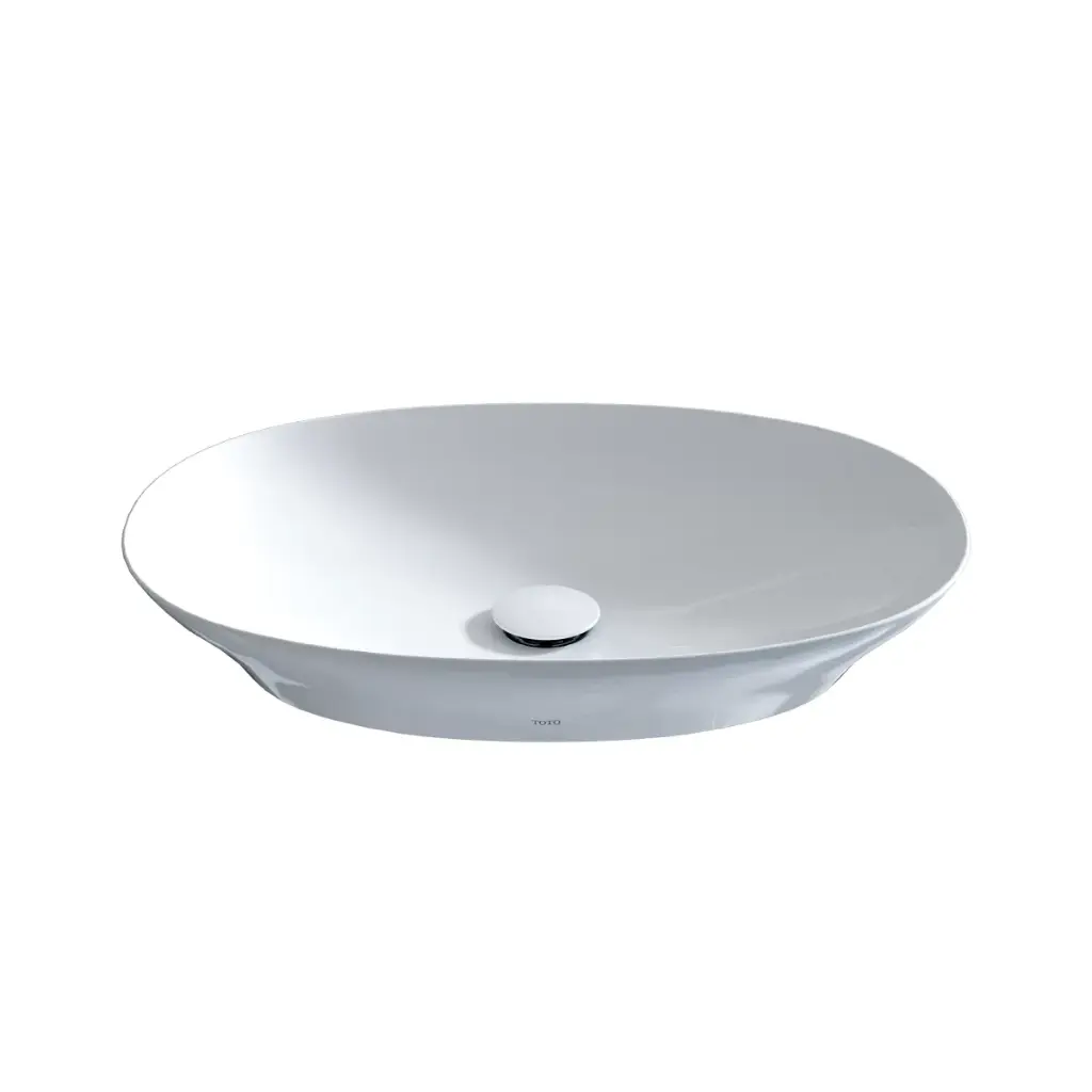 TOTO LT474G#01 Kiwami 23-5/8" Oval Vessel Lavatory Cotton